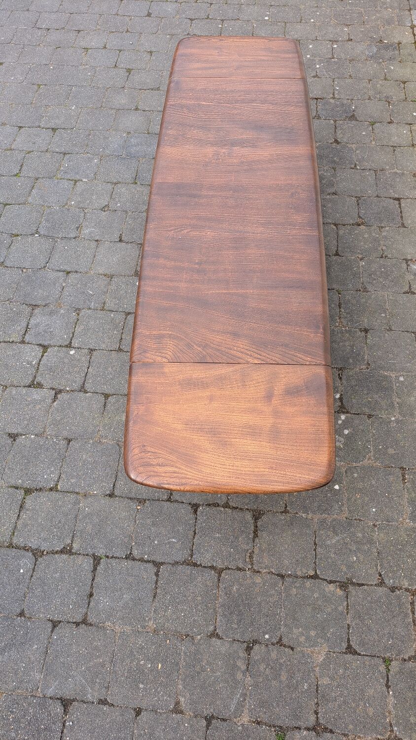 Table basse Ercol avec deux rallonges