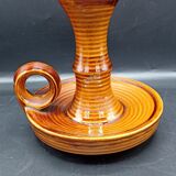 Ceramic candle holder of Saint-Clément - 70s