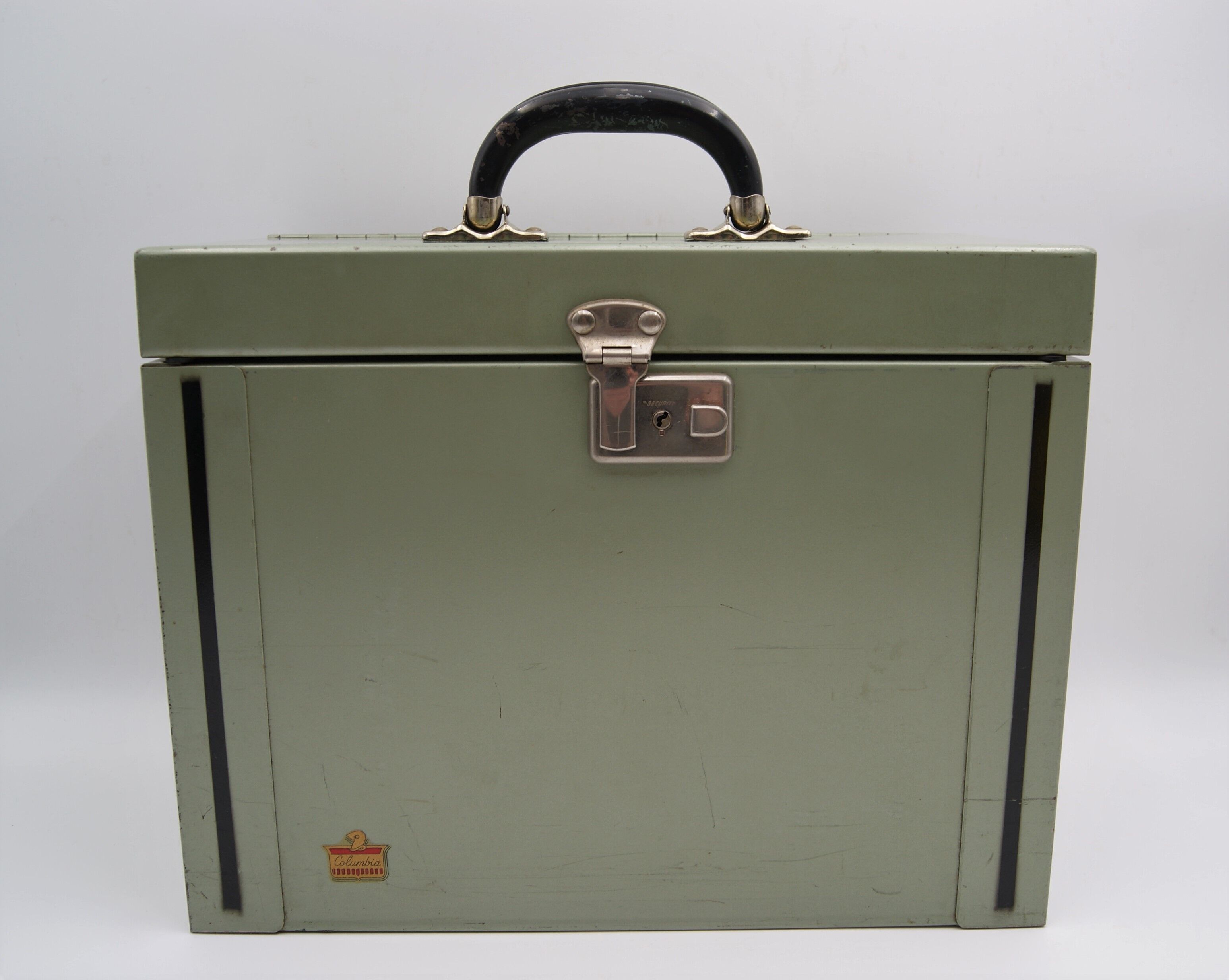 Metal sorting binder industrial vintage office