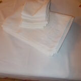 Damask tablecloth and napkins