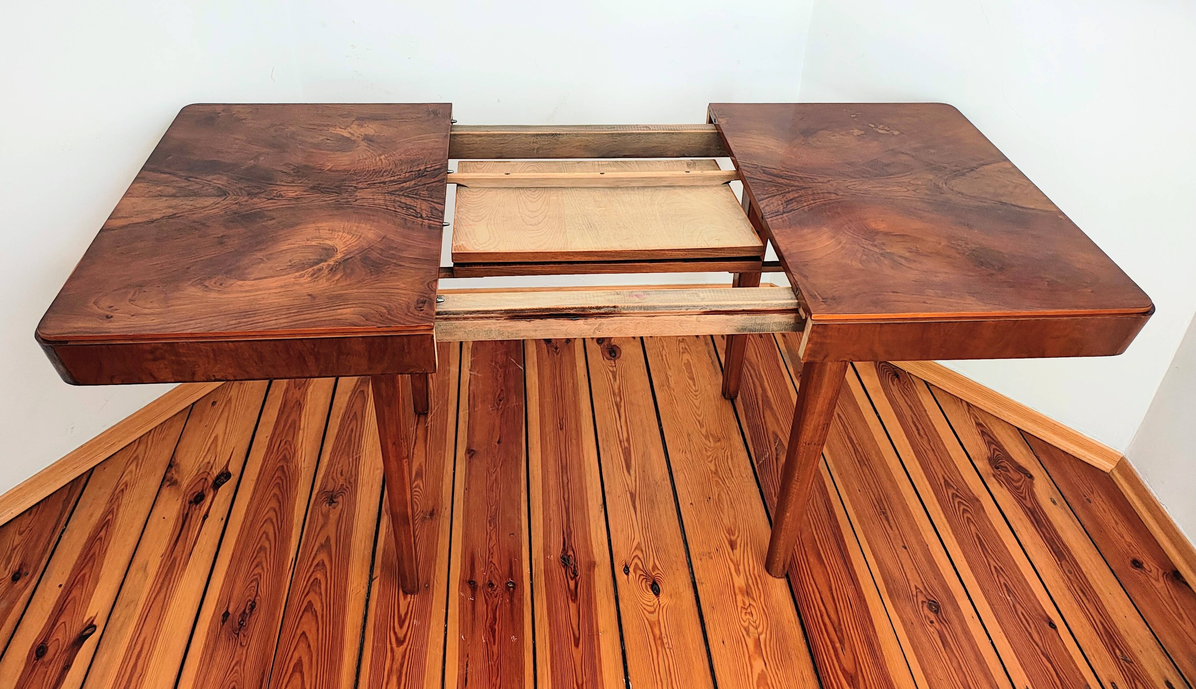 Mid-Century Czech Dining Table by Jindřich Halabala for Up Races, 1950s