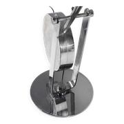 Oversized chrome lamp with counterweight Anonymous Italia, 1970