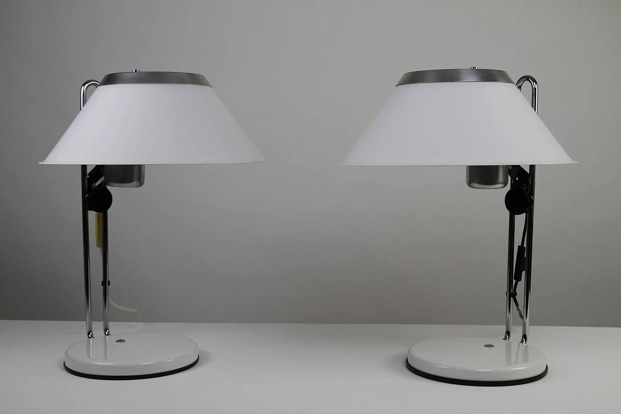 Pair of “Mars” Table Lamps, Model 5937 – Per Sundstedt for Ateljé Lyktan, Sweden, circa 1970s–1980s