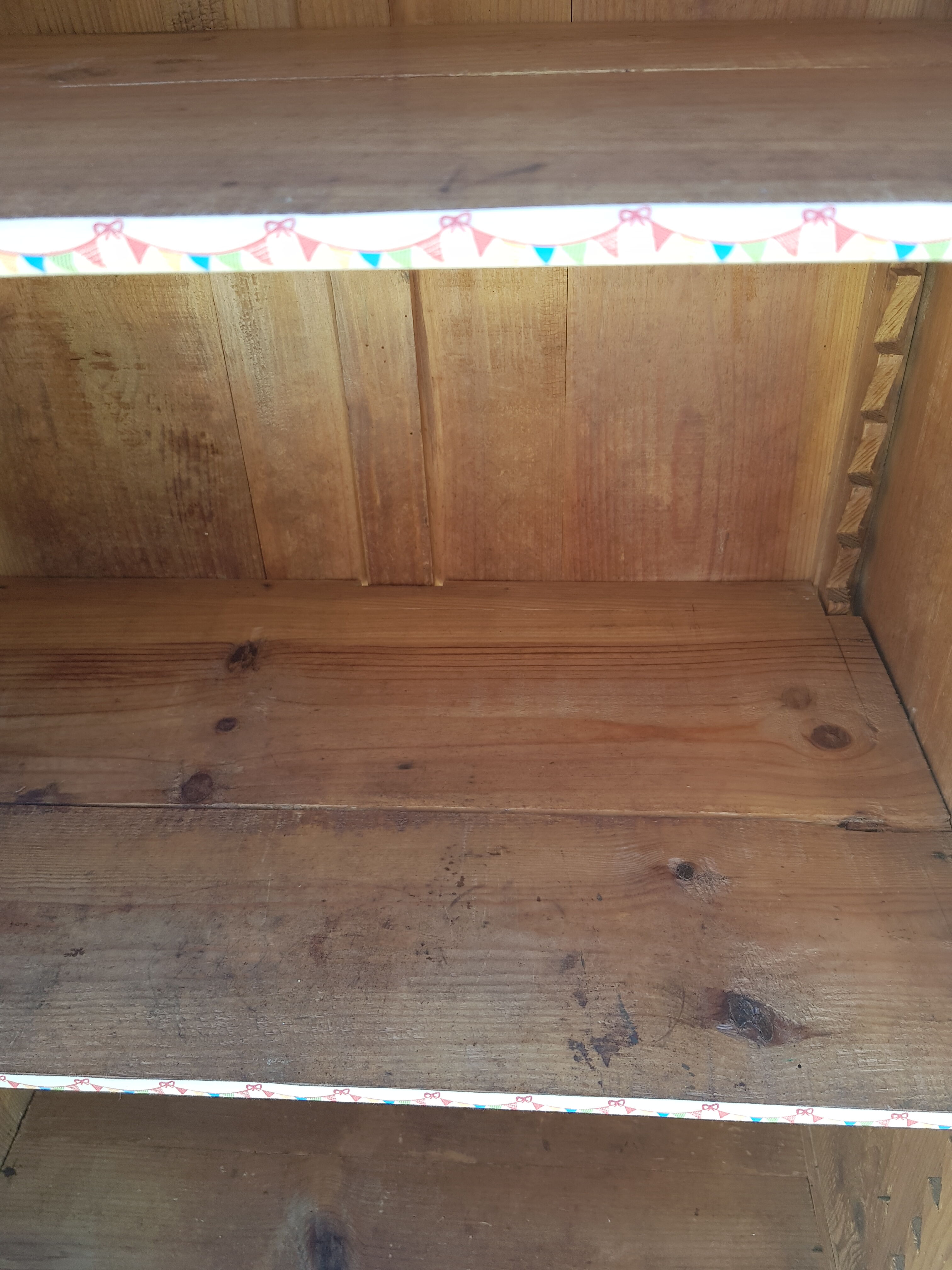 Asymmetrical vintage buffet