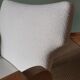 Scandinavian armchairs by Roger Landault in white.
