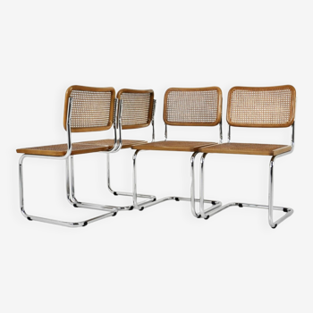 Set of 4 B32 Chairs by Marcel Breuer
