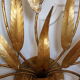 Bamboo leaves wall light