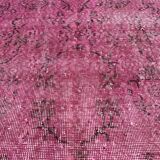 Vintage distressed turkish rug