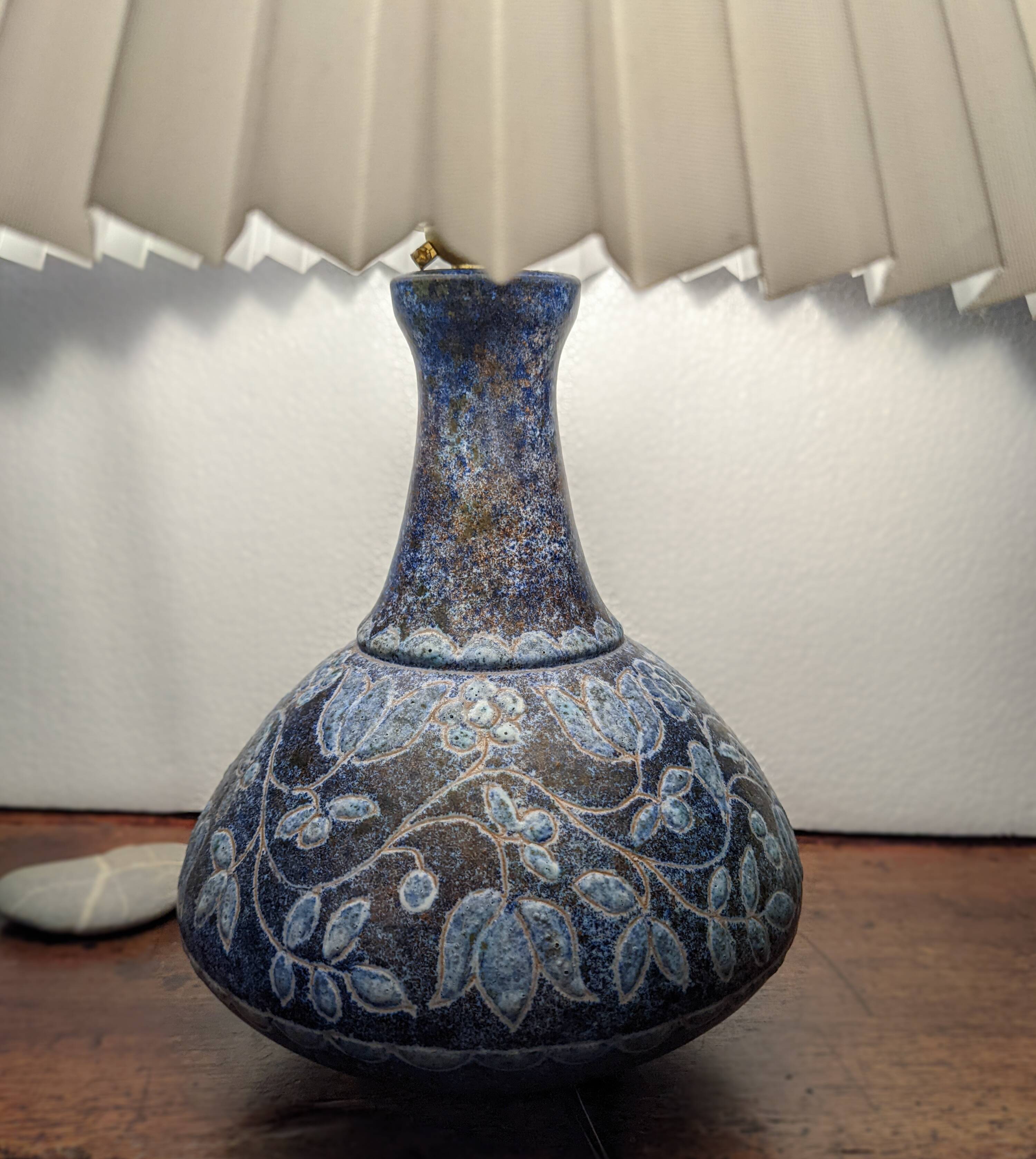 Vintage ceramic lamp, The Potters' Barn