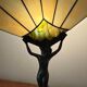 Lampe « éventail » art nouveau