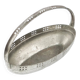 Viennese Secession nut basket, silver-plated brass, Austria, early 20th century