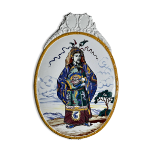 Plaque décor au Chinois - manufacture