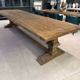 SPIRITO monastery table in solid oak - length 300 cm
