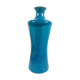 Cracked blue bottle