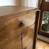 Art deco sideboard in walnut veneer