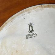 Dark blue ceramic vintage German bowl Lukull by Schönwald