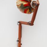 Swing Arm Teak Wall Lamp, 1970s Designed by Uno & Östen Kristiansson for Luxus