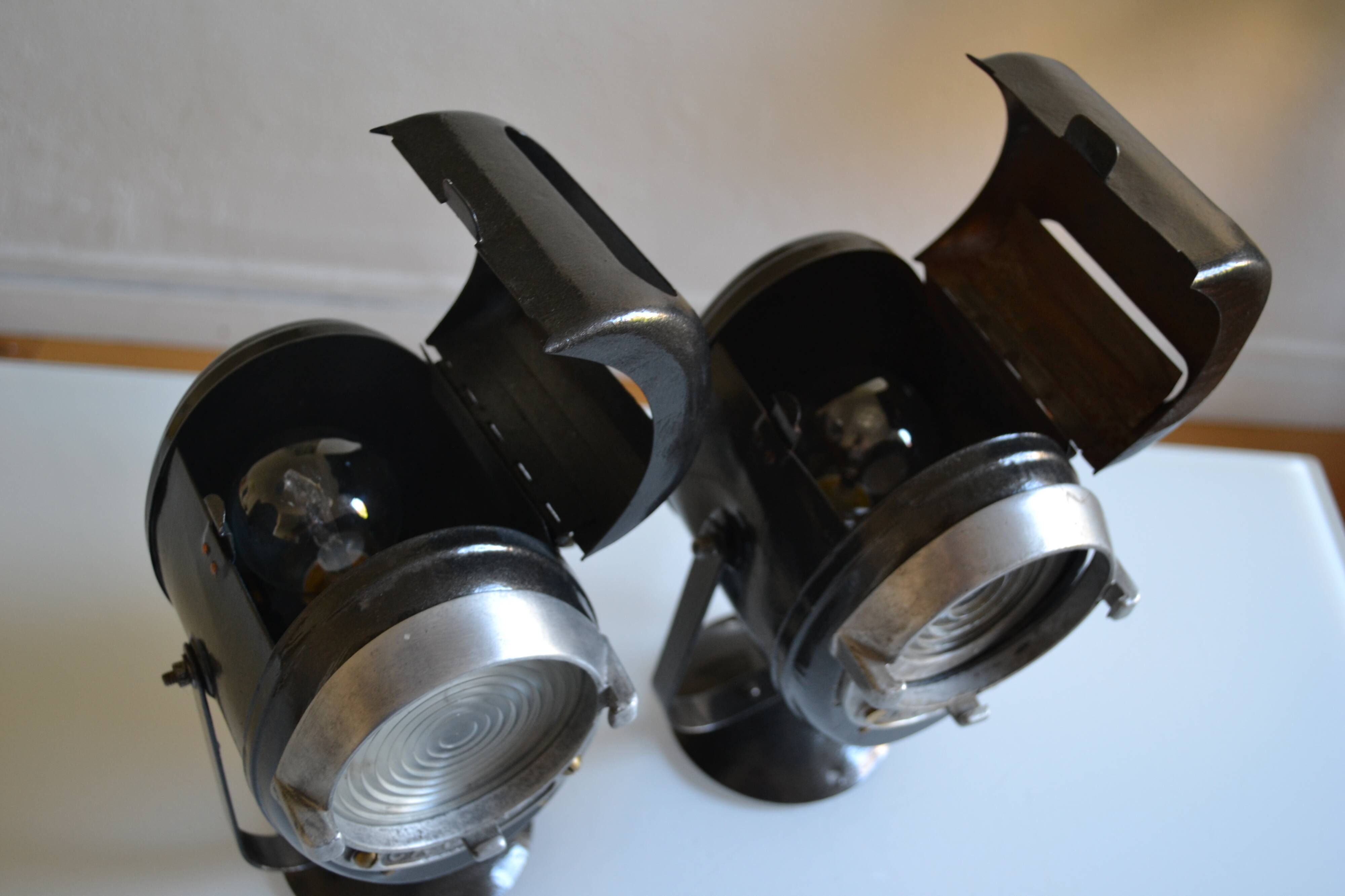 Pair of vintage Cremer cinema projectors.