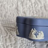 Service thé Wedgwood en biscuit bleu et blanc