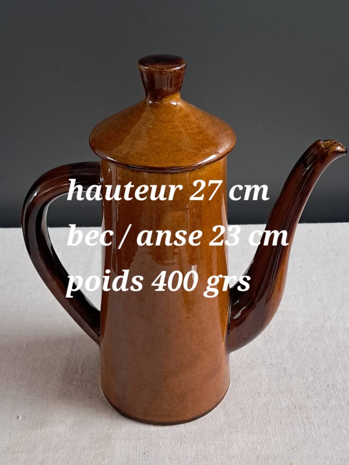 Glazed coffee pot