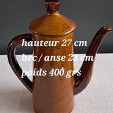 Glazed coffee pot