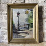 Oil on canvas Montmartre F. Bonniard