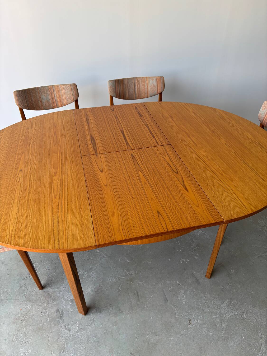 Dining table with extension for 6 people by LB Kofod Larsen vintage