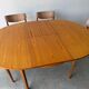 Dining table with extension for 6 people by LB Kofod Larsen vintage