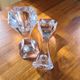 Pair of crystal candlesticks by Villeroy & Boch – 1970s – Perfect condition