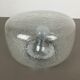 Cone Ice Glass Bubble Wall Light Made by Hillebrand Leuchten, Germany
