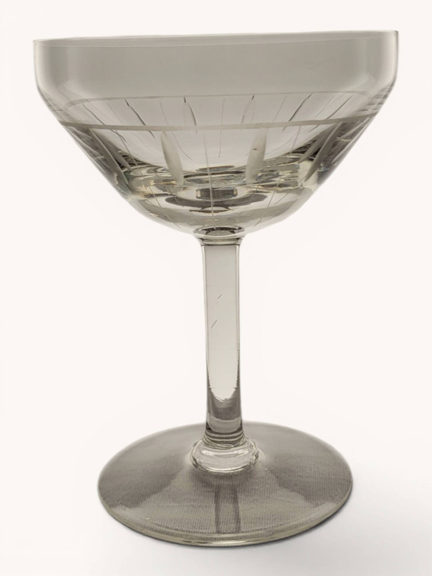 6 coupes à champagne Art déco