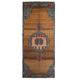 1970s Vintage Turkish Oushak Handmade Wool Cotton Brown Runner Rug 178x448