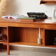 Bureau danois en teck vintage – Domino Møbler (années 60)