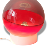 Light plastic ball 1970 space age 70's pop vintage seventies 70 S plastic lamp