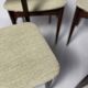 Set of 4 1950s Scandinavian style chairs.