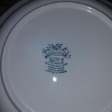 Lunéville porcelain - 28 cm serving plate, blue landscape