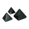 Set of 3 pyramids marble press, 70s