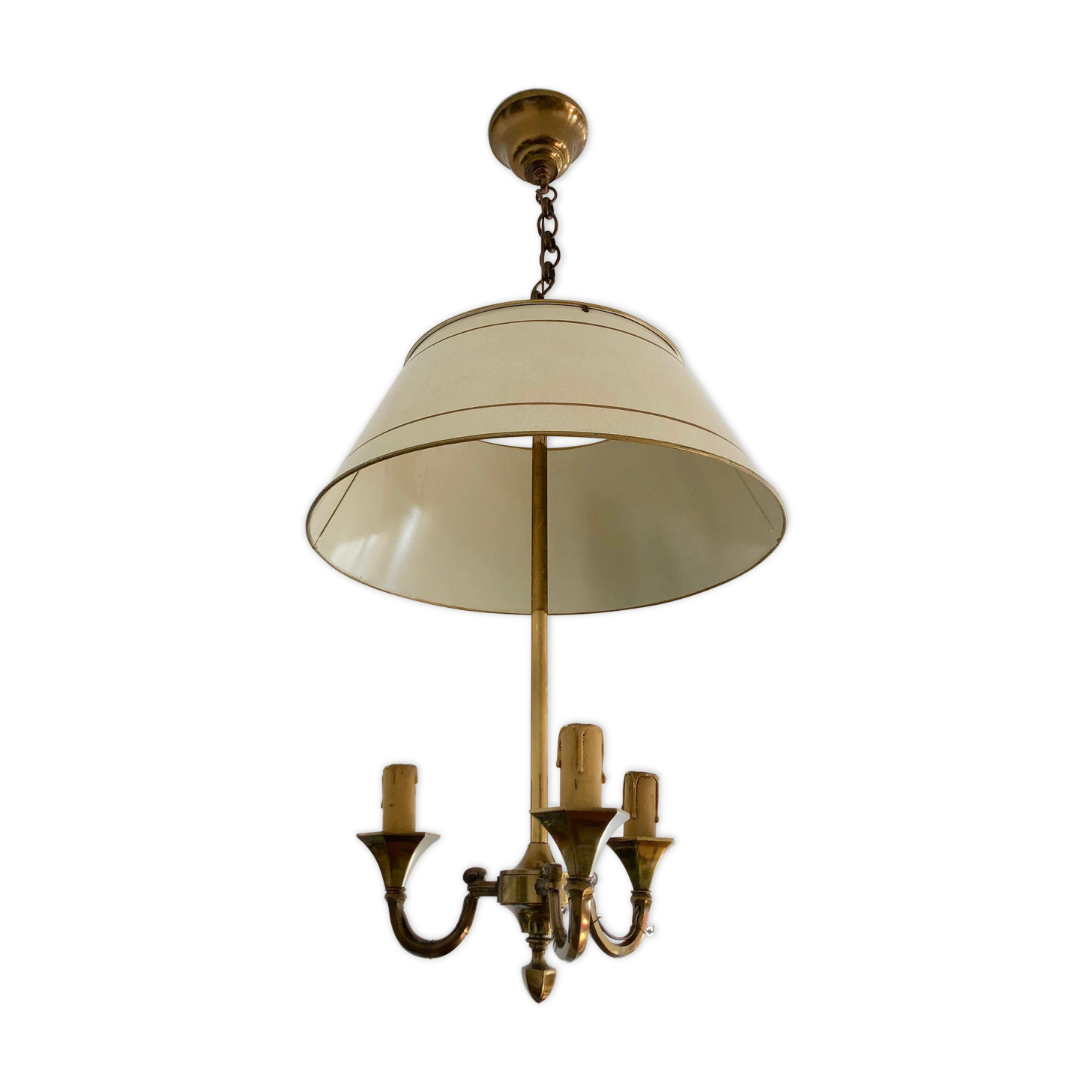 Bronze suspension hot water 3 lights