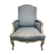 Fauteuil voltaire bleu clair