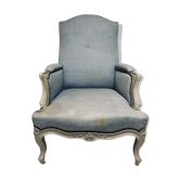 Fauteuil voltaire bleu clair