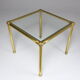French Table of Appoint Vintage in Brass, 70s
