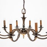 Brass chandelier