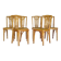 Set de 6 chaises THONET N°732 - 1914 - cannages neufs-Sécession viennoise .