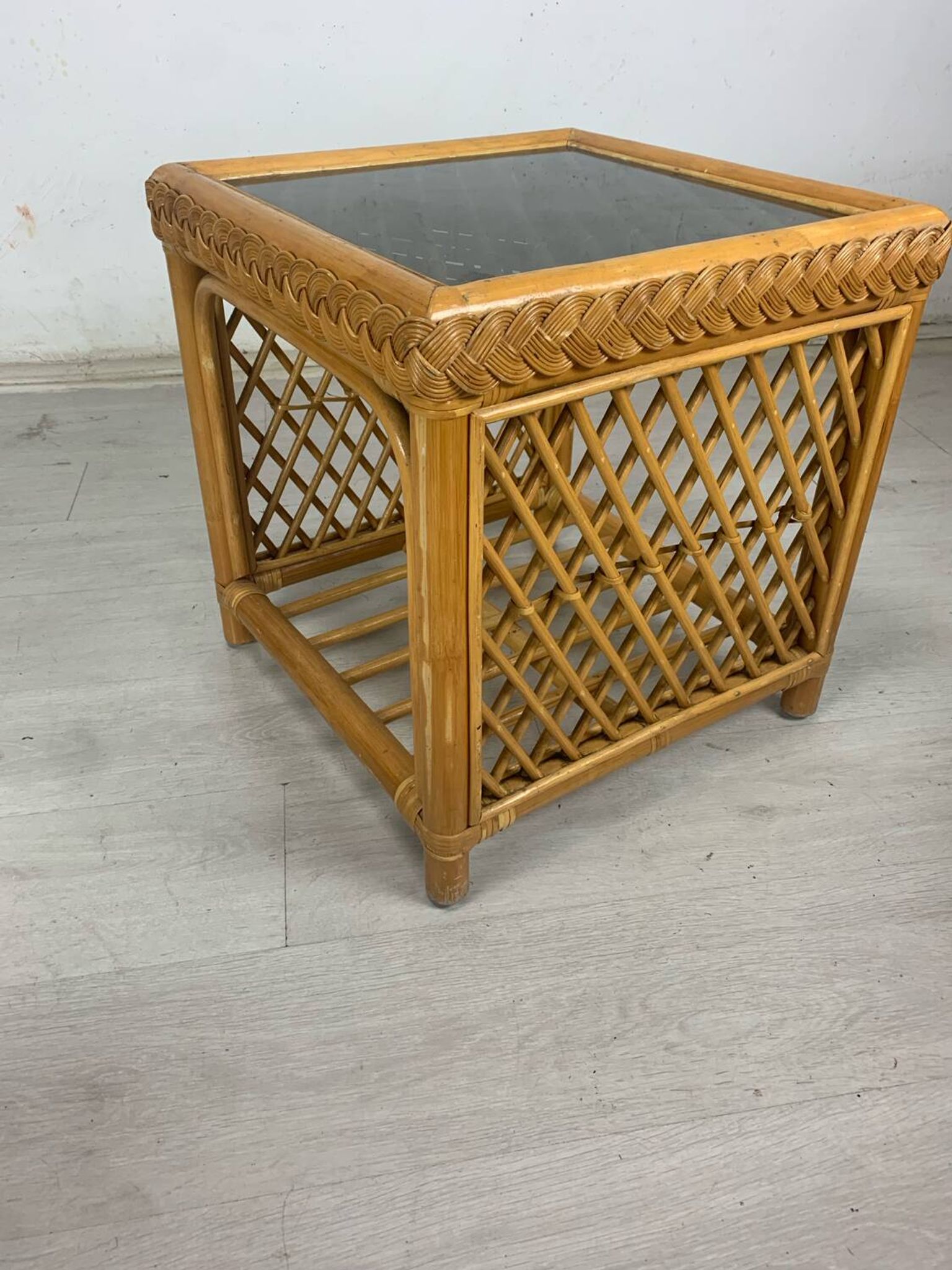 Rattan coffee table
