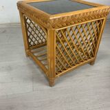 Rattan coffee table