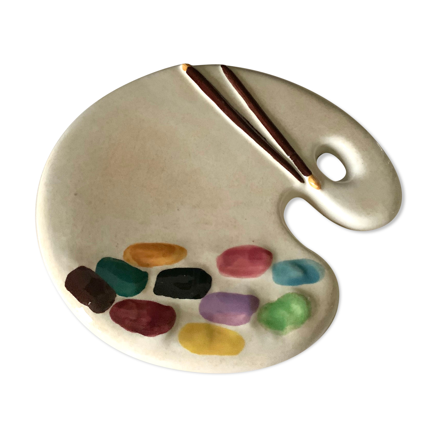 Flat paint palette Vallauris
