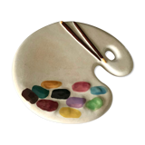 Flat paint palette Vallauris