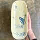 Ravier Gien in blue ironstone, "Birds" service around 1870.