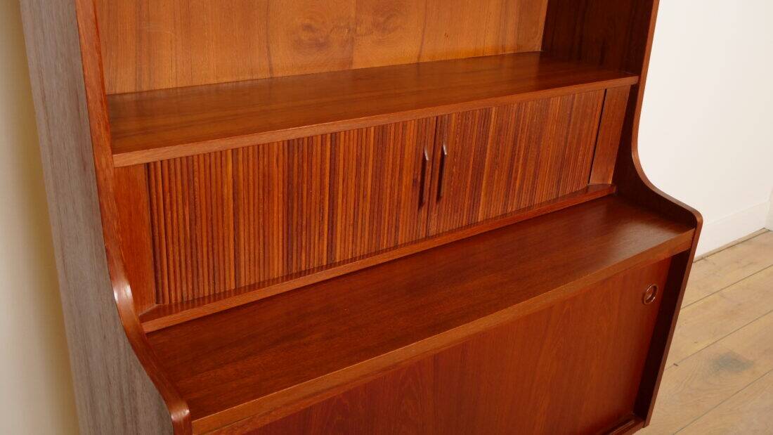 Vintage library | Secretary | Teak | Johannes Sorth
