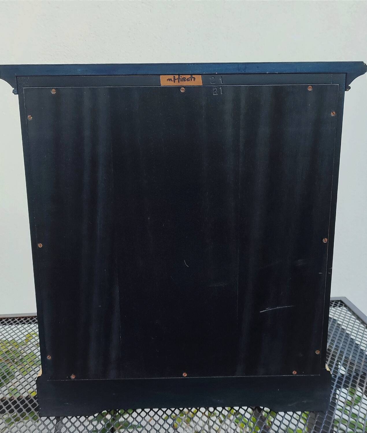 Pair of bedside tables stamped "m.Hirch"